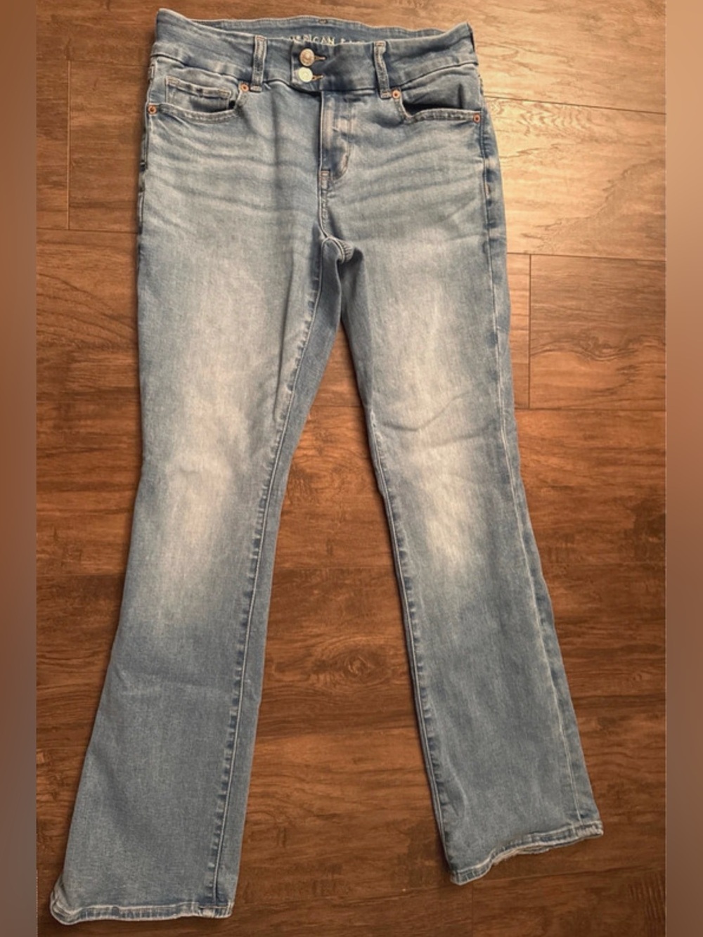 American Eagle Outfitters Light Blue Flare Jeans